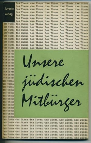 Bild des Verkufers fr Unsere jdische Mitbrger 1 - ein Funkmanuskript zum Verkauf von Antiquariat Hoffmann