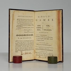 Seller image for Mr. Hoyle's Games of Whist, Quadrille, Piquet, Chess and Back-gammon, Complete. In which are contained, The Method of Playing and Betting, at those Games, upon equal, or advantageous Terms. Including The Laws of several Games. The Eleventh Edition for sale by George Bayntun ABA ILAB PBFA