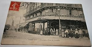 Carte Postale Ancienne - PARIS XVIè - Chaussée et Pont de Grenelle.