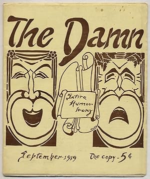 Seller image for The Damn - Vol. 1., No. 1, September 1919 for sale by Between the Covers-Rare Books, Inc. ABAA