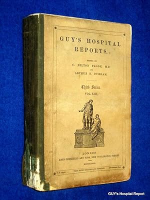 Seller image for Guy's Hospital Reports, 1867, Third Series, Vol XIII, for sale by Tony Hutchinson