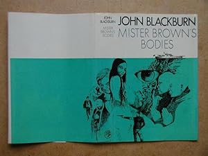 Image du vendeur pour Mister Brown's Bodies. (Dust Jacket Only). mis en vente par N. G. Lawrie Books