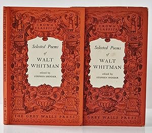 Seller image for Selected Poems of Walt Whitman. Edited and Introduced by Stephen Spender. for sale by Geoffrey Jackson