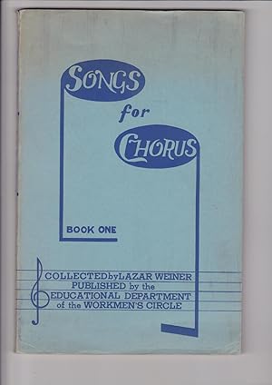 Seller image for Songs for Chorus Book One. for sale by Meir Turner