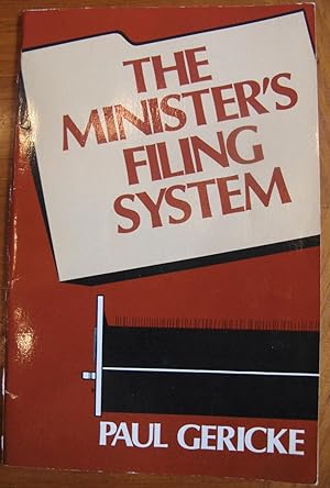 Imagen del vendedor de The Minister's Filing System a la venta por Faith In Print