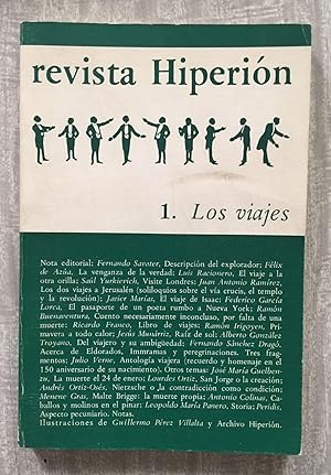 Imagen del vendedor de REVISTA HIPERIN. 1. Los Viajes a la venta por Librera Sagasta