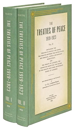 The Treaties of Peace, 1919-1923. Maps Compiled Especially for This.