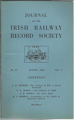 Seller image for Journal of the Irish Railway Record Society. for sale by Saintfield Antiques & Fine Books