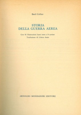 Storia della guerra aerea.