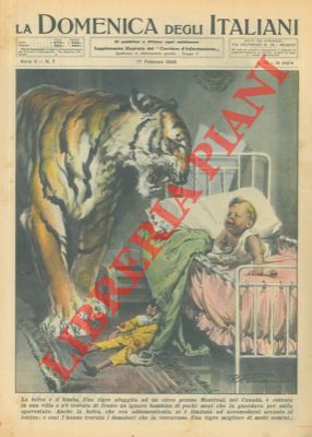Tigre sfuggita a un circo entrava in una villa in cui si trovava un bambino e si limitava a accom...