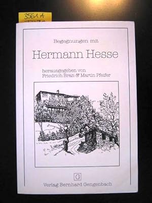 Imagen del vendedor de Begegnungen mit Hermann Hesse. 3. Internationales Hermann-Hesse-Kolloquium in Calw. 1984. a la venta por Augusta-Antiquariat GbR