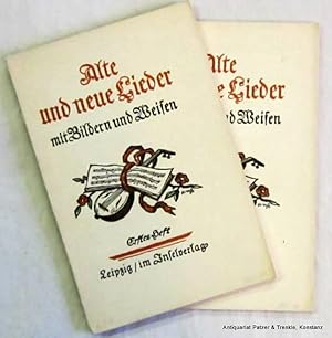 mit Bildern und Weisen. Heft 1 und 2. Leipzig, Insel, (1915). Kl.-8vo. Mit teils ganzseitigen Ill...