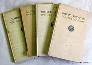 Das Jahr der Bühne. Jg. (1) u. 4-6 in 4 Bänden. Berlin, Oesterheld, 1912-1917. 2 Or.-Lwd. (gering...
