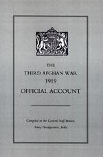 THIRD AFGHAN WAR 1919 OFFICIAL ACCOUNT