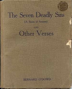 Imagen del vendedor de The seven deadly sins : a series of sonnets and other verses. a la venta por Lost and Found Books