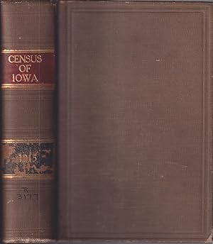 Seller image for Census Of Iowa For The Year 1915 for sale by Jonathan Grobe Books