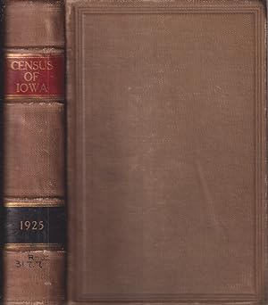 Seller image for Census Of Iowa For The Year 1925 for sale by Jonathan Grobe Books
