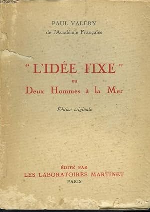 Bild des Verkufers fr L'IDEE FIXE" ou DEUX HOMMES A LA MER. zum Verkauf von Le-Livre
