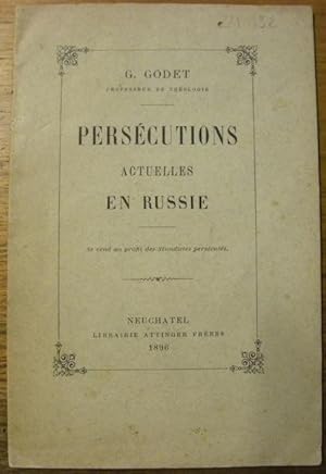 Seller image for Perscutions actuelles en Russie. for sale by Bouquinerie du Varis