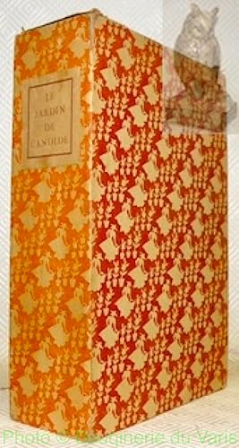 Seller image for Collection Le Jardin de Candide. Sous la direction de Maximilien Vox. 5 volumes.- Montherlant - L'art et la vie. Essai indit suivi d'une bibliographie complte de l'auteur.- La Varende - Le Roi des Aulnes suivi de La fin du Cdre. Nouvelles indites. - Fombeure - Sortilges vus de prs. Pomes indits. - Berry - La Bague de Jessica. Pomes indits suivi de Pomes des jours tristes.- Arnoux - La Guerre meurt au Printemps. Croquis indits. Vignettes de Maximilien Vox. for sale by Bouquinerie du Varis