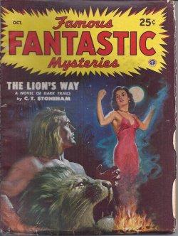 Image du vendeur pour FAMOUS FANTASTIC MYSTERIES: October, Oct. 1948 ("The Lion's Way"; "The Human Angle") mis en vente par Books from the Crypt