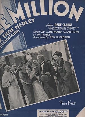 Seller image for Le Million Fox Trot Medley 'Millionaire' from Rene Clair's Film for sale by Frances Wetherell