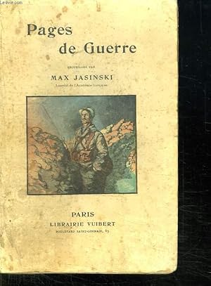 Seller image for PAGES DE GUERRE. for sale by Le-Livre