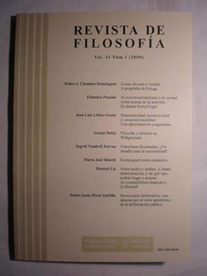 Immagine del venditore per Revista de Filosofa. Vol. 34. Num. 1 ( 2009 ) venduto da Librera Antonio Azorn