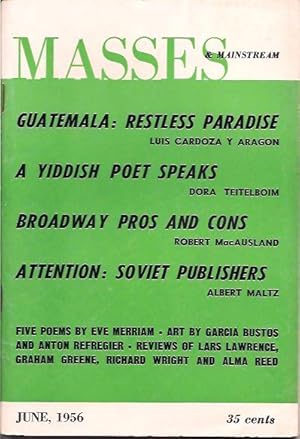 Masses & Mainstream, Vol. 9, Number 5, June 1956