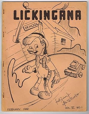 Imagen del vendedor de LICKINGANA: STUDENT EDITION, Vol. 6, No. 1, February, 1940 - Licking County, Ohio a la venta por SUNSET BOOKS