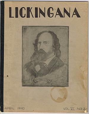 Imagen del vendedor de LICKINGANA: STUDENT EDITION, Vol. 6, No. 2, April, 1940 - Licking County, Ohio a la venta por SUNSET BOOKS