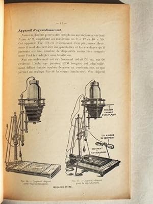 Procédés de photographie, de microphotographie et de reproduction photomécanique.