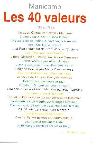 Seller image for Les quarante valeurs et quelques interludes : Jacques Chirac par Patrick Modiano for sale by crealivres