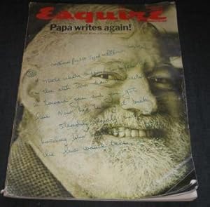 Seller image for Esquire October 1970 [ Bimini Excerpt from Hemingway's Islands in the Stream, and the Lost Chapters from Trout Fishing in America By Richard Brautigan ] for sale by Works on Paper