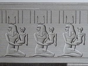 DESCRIPTION DE L'EGYPTE. Edfou (Apollinopolis magna). Frises et autres sculptures du petit temple...