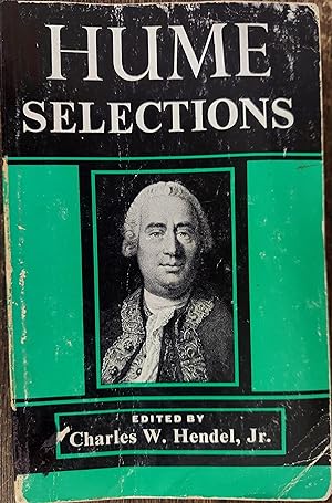 Imagen del vendedor de Hume Selections a la venta por The Book House, Inc.  - St. Louis