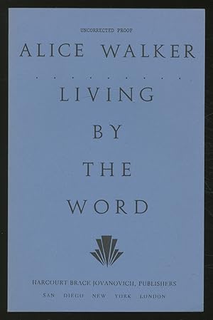 Immagine del venditore per Living by the Word: Selected Writings 1973 - 1987 venduto da Between the Covers-Rare Books, Inc. ABAA
