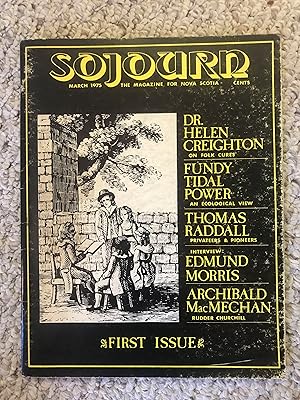 Seller image for Dr. Helen Creighton On Folk Cures Sojourn The Magazine For Nova Scotia March 1975 FIRST ISSUE for sale by Three Geese in Flight Celtic Books