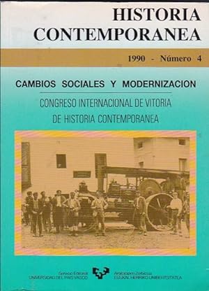 Image du vendeur pour Revista del Dertamento de Historia Contempornea. N 4. Cambios sociales y modernizacin. mis en vente par LIBRERA GULLIVER