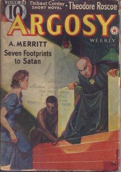 Immagine del venditore per ARGOSY Weekly: June 24, 1939 ("Seven Footprints to Satan"; "Voyage to Leandro") venduto da Books from the Crypt