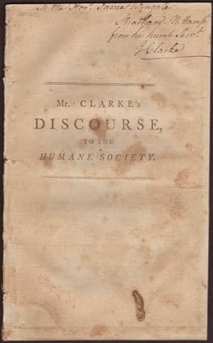 DISCOURSE, Delivered before the Humane Society of the Commonwealth of Massachusetts, at the Semi-...