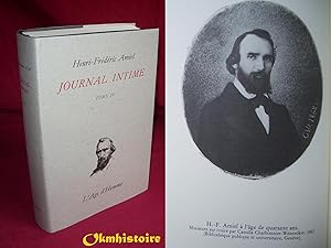 Image du vendeur pour JOURNAL INTIME . ----- Tome 4 ( Dcembre 1860  Mai 1863 ) mis en vente par Okmhistoire