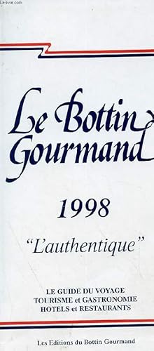 Seller image for LE BOTTIN GOURMAND for sale by Le-Livre