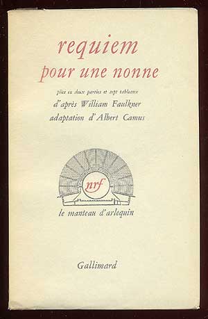 Seller image for Requiem pour une nonne [Requiem for a Nun] for sale by Between the Covers-Rare Books, Inc. ABAA