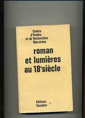 Bild des Verkufers fr ROMAN ET LUMIERES AU 18 SIECLE. Colloque zum Verkauf von Librairie CLERC