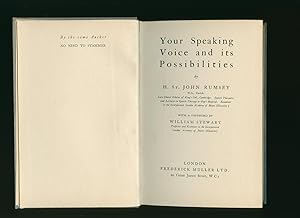 Seller image for Your Speaking Voice and Its Possibilities for sale by Little Stour Books PBFA Member