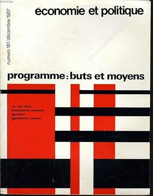 Seller image for ECONOMIE ET POLITIQUE (revue marxiste d'conomie) n 161 : Programme : buts et moyens for sale by Le-Livre