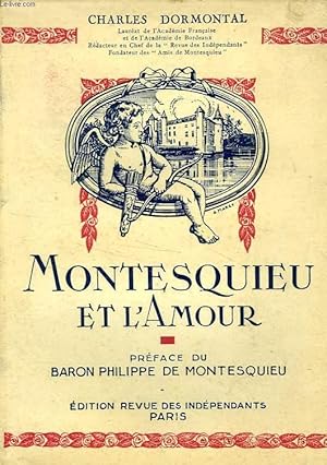 Seller image for MONTESQUIEU ET L'AMOUR for sale by Le-Livre