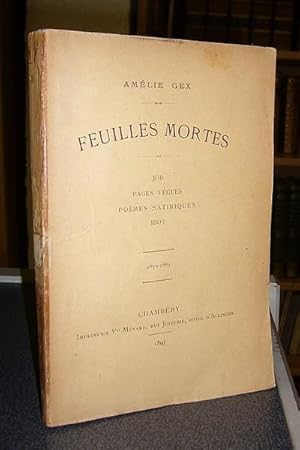 Imagen del vendedor de Feuilles mortes. Job - Pages vcues - Pomes satiriques - Ibo ! (1873-1883) a la venta por Le Beau Livre