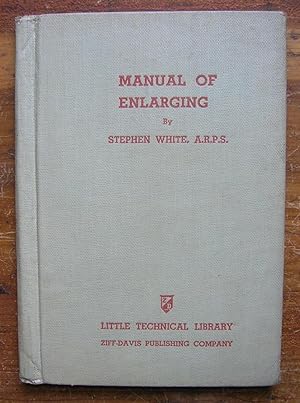 Immagine del venditore per Manual of Enlarging. venduto da Monkey House Books